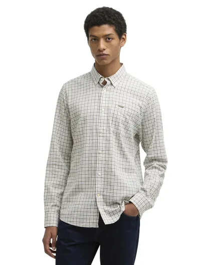 Barbour Barbour Tailored Fit overhemd groen geruit