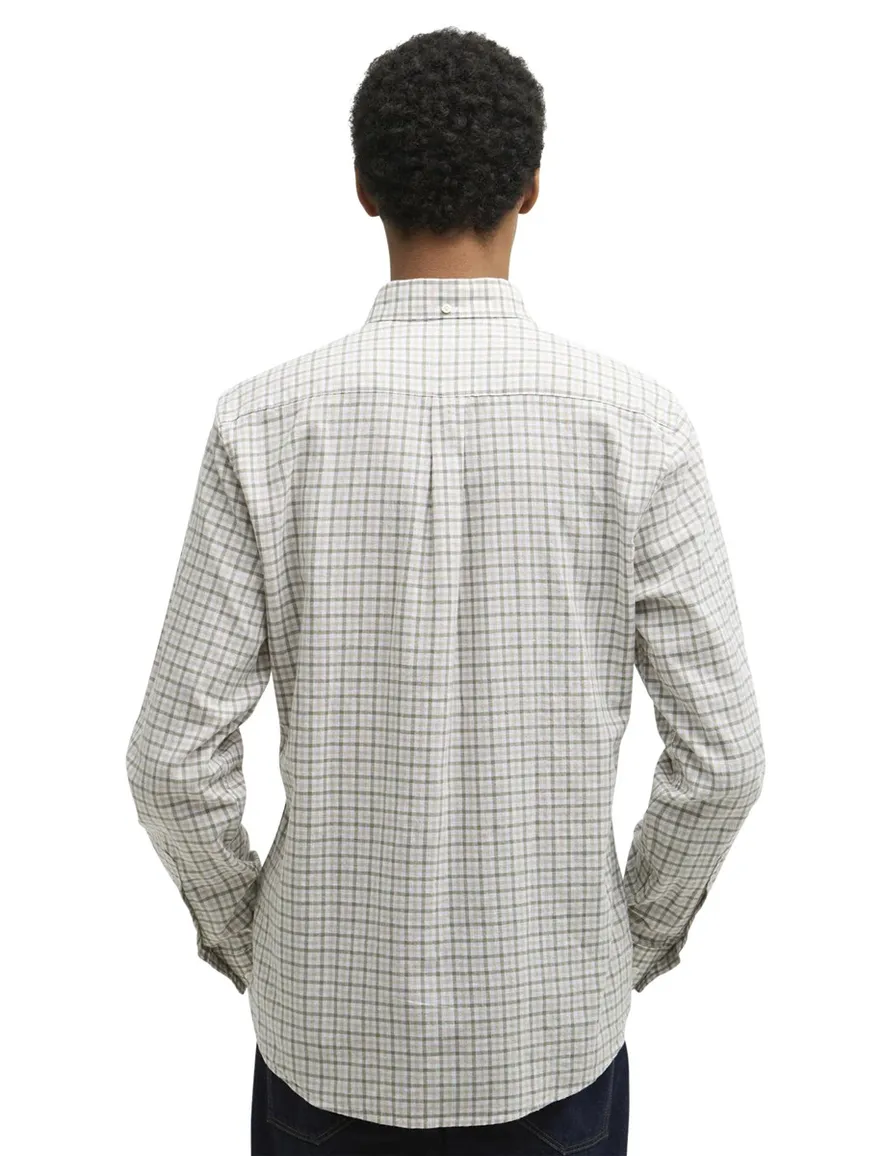 Barbour Tailored Fit overhemd groen geruit