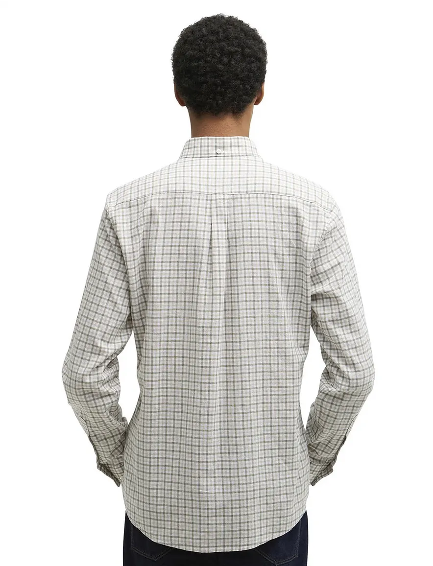 Barbour Tailored Fit overhemd groen geruit