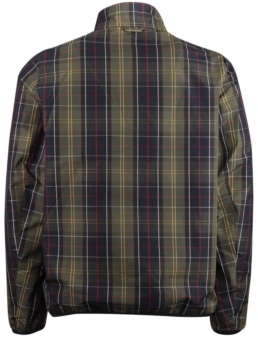 donkerblauwe zomerjas Barbour reversible normale fit