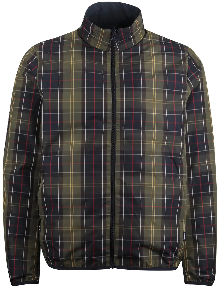 donkerblauwe zomerjas Barbour reversible normale fit