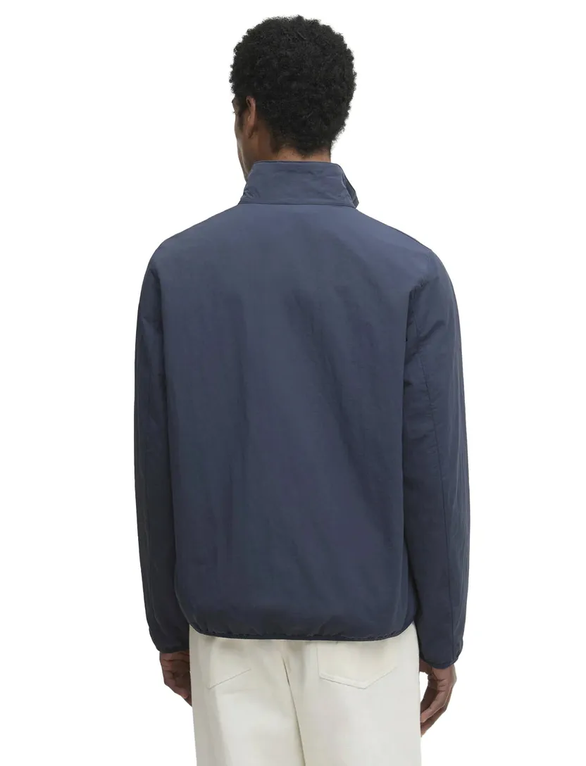 zomerjas Barbour donkerblauw reversible geruit waterafstotend