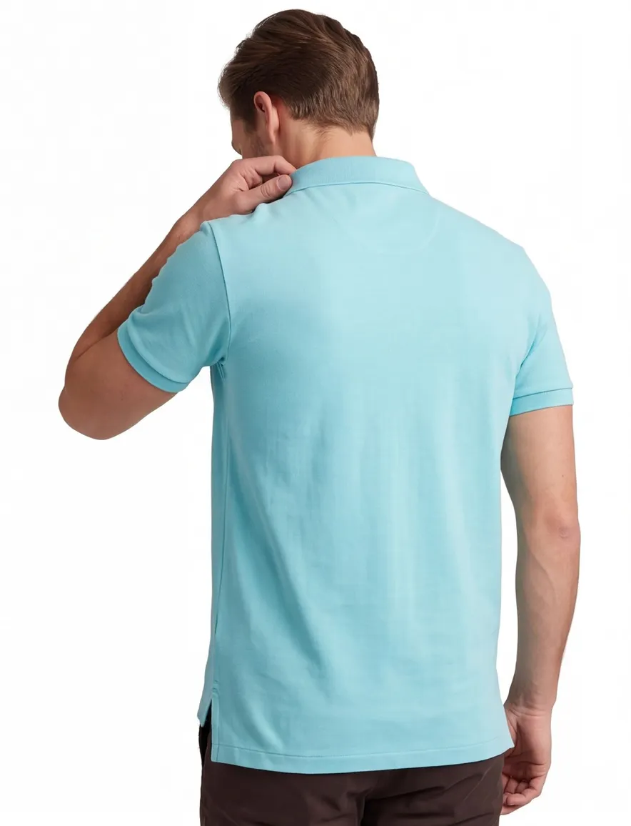 Polo Ralph Lauren poloshirt Turquoise 2 knopen