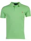 Polo Ralph Lauren lichtgroen poloshirt slim fit 2 knopen