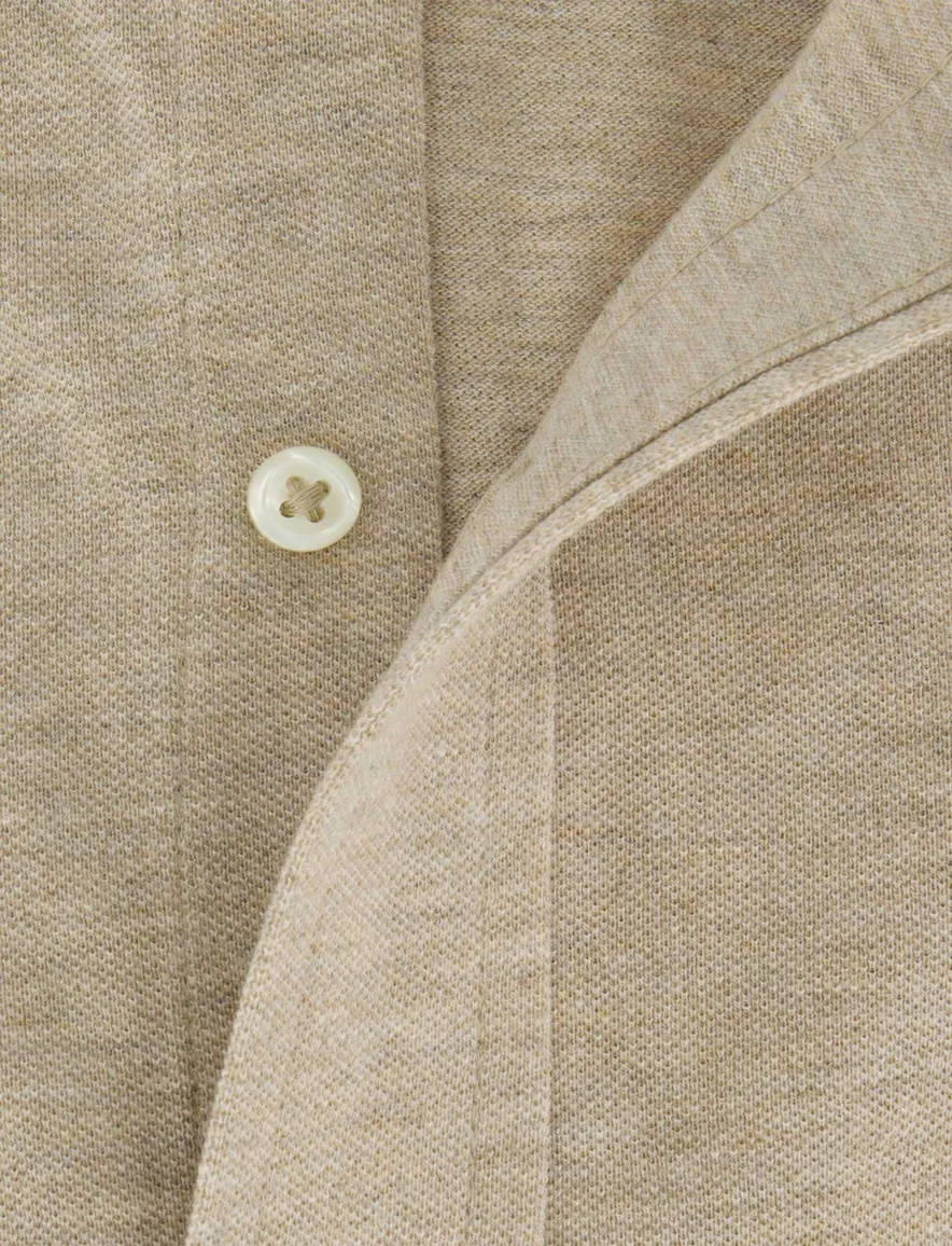 Polo Ralph Lauren Overhemd beige gemeleerd