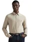 Polo ralph lauren overhemd beige gemeleerd lange mouw