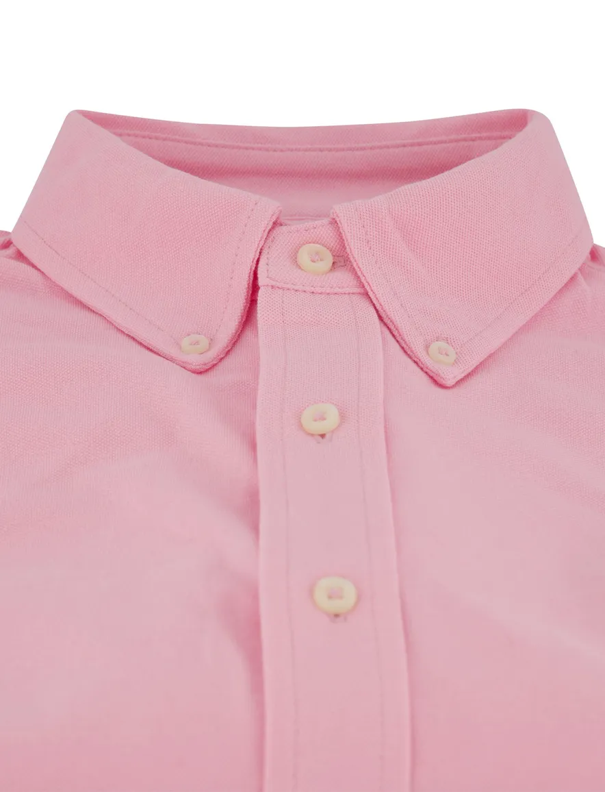 roze overhemd Polo Ralph Lauren button down boord