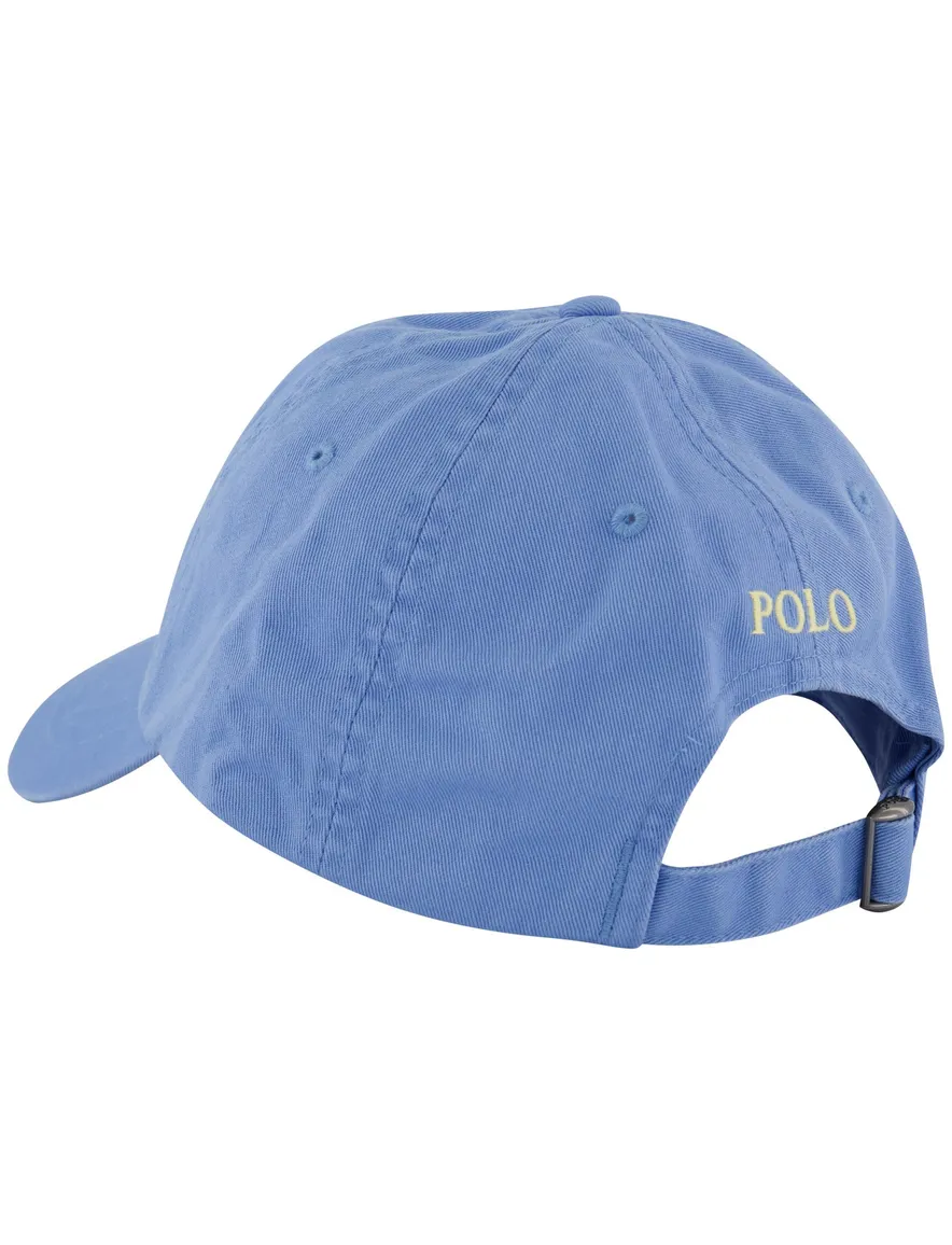 Polo Ralph Lauren Caps lichtblauw geel logo