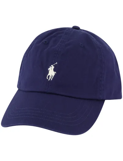 Polo Ralph Lauren cap navy 100% katoen Polo Ralph Lauren met wit logo