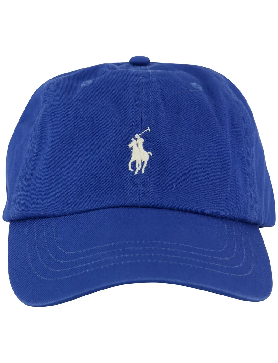 Polo Ralph Lauren Caps blauw wit logo