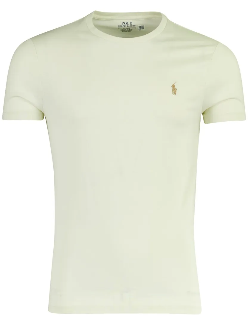 Beige t-shirt Polo Ralph Lauren Custom Slim Fit