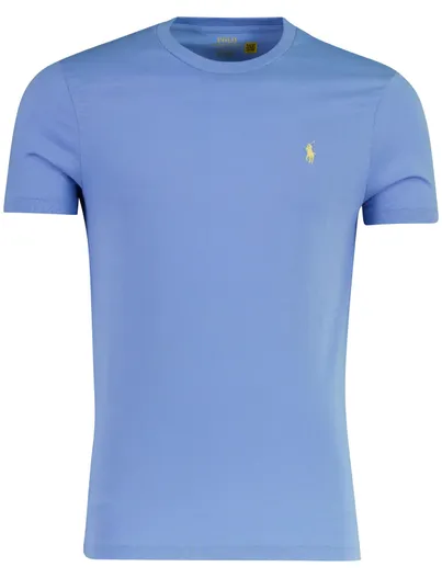 Polo Ralph Lauren T-shirt blauw Custom Slim Fit Polo Ralph Lauren