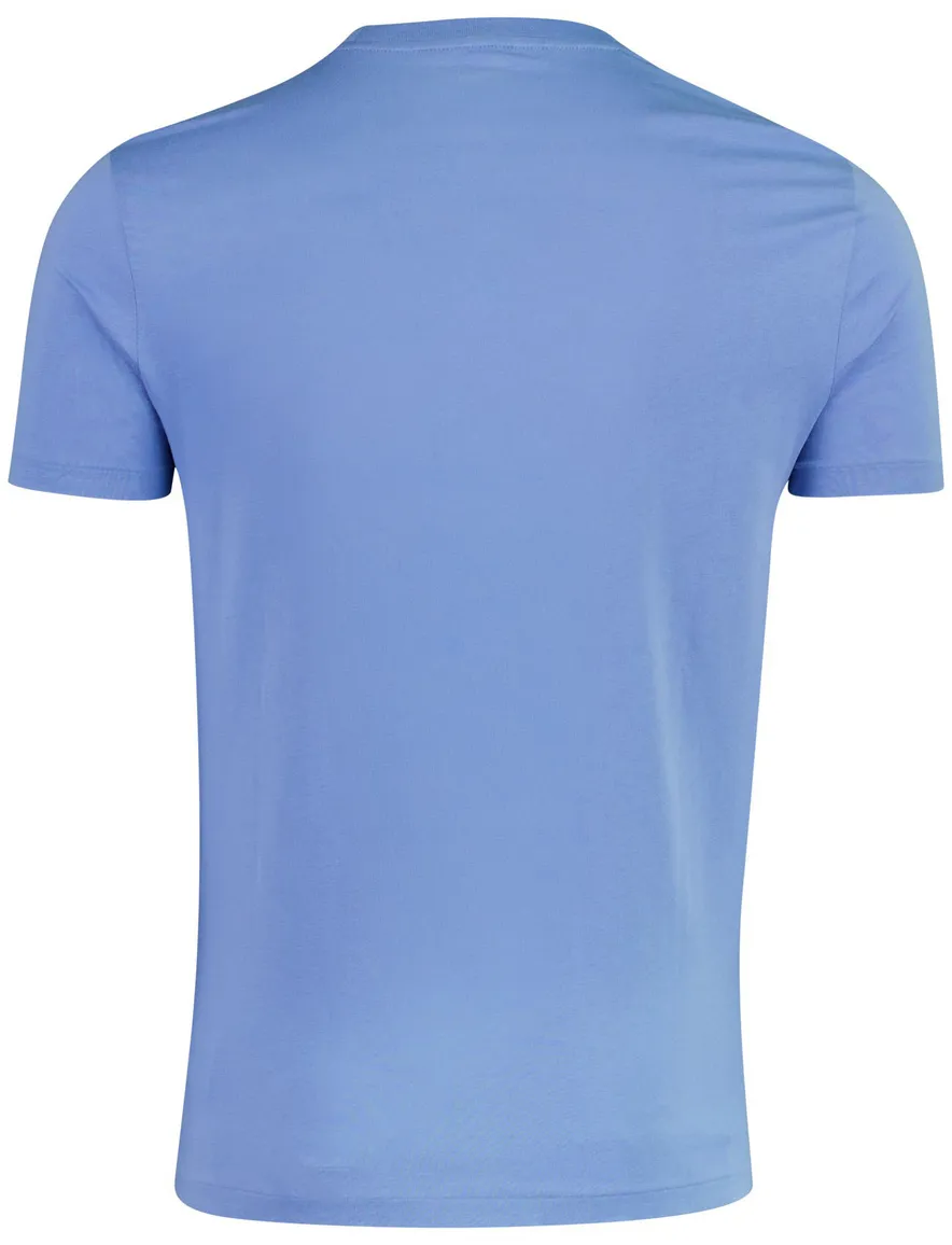 Polo Ralph Lauren Custom Slim Fit blauw t-shirt