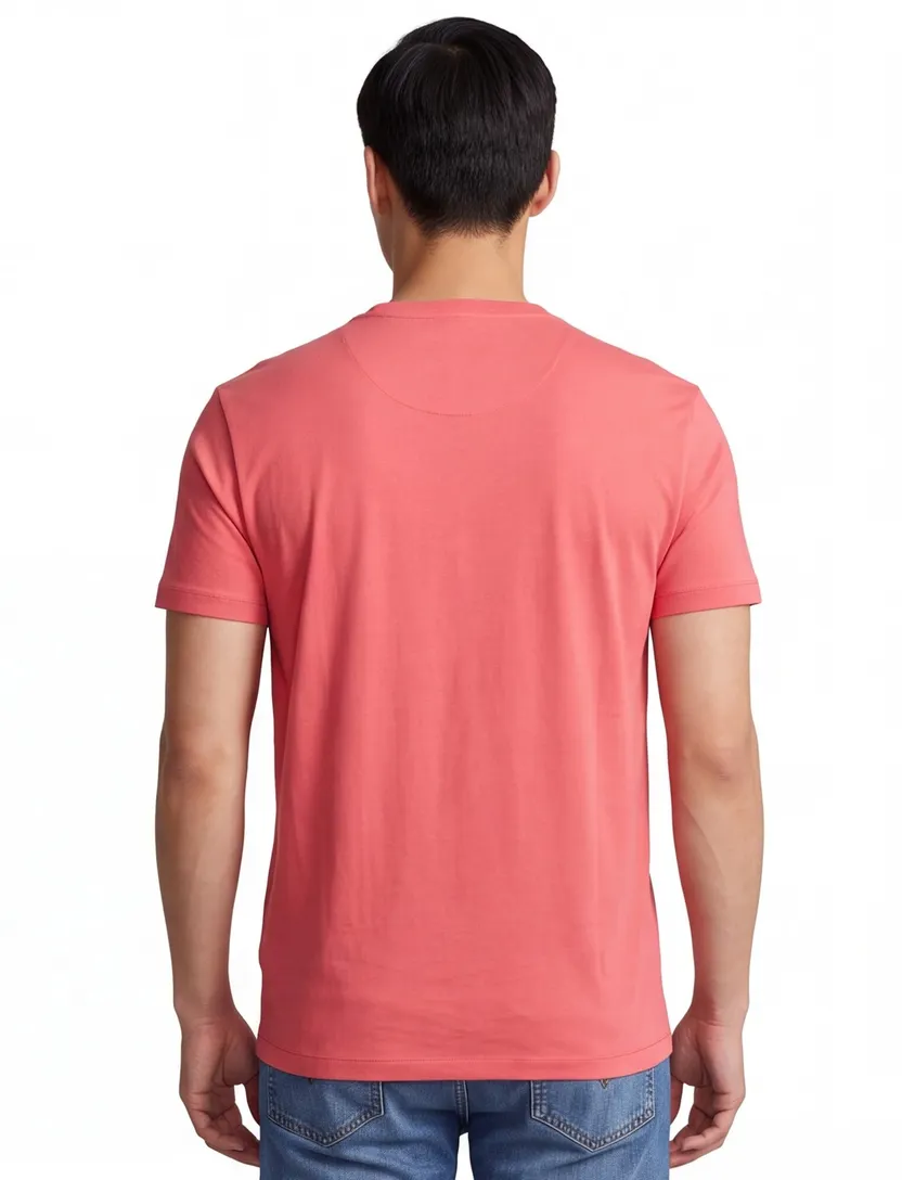 Polo Ralph Lauren rood t-shirt Custom Slim Fit