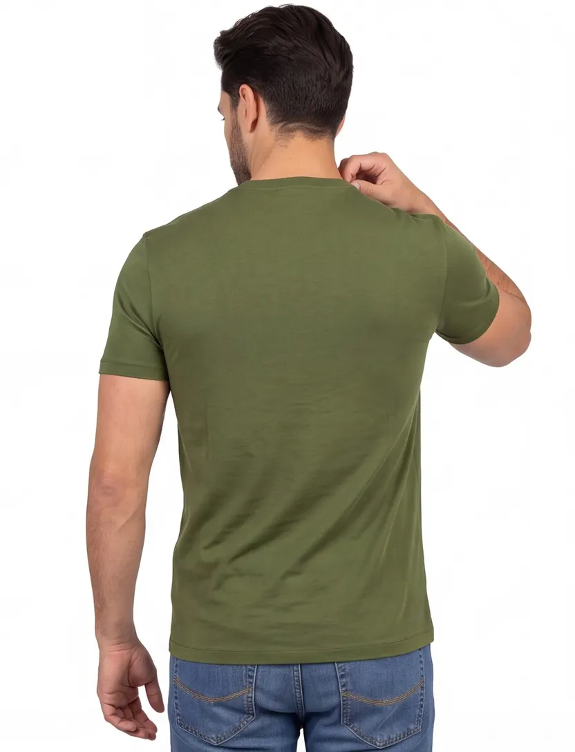 Groen Polo Ralph Lauren Custom Slim Fit t-shirt