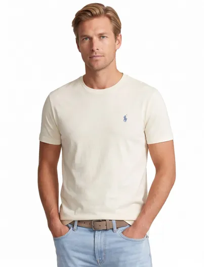 Polo Ralph Lauren T-shirt Polo Ralph Lauren beige Custom Slim Fit