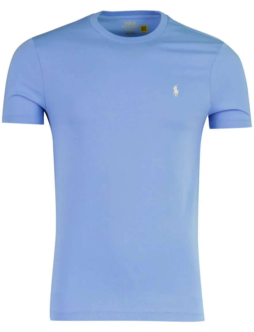 Polo Ralph Lauren Custom Slim Fit t-shirt blauw