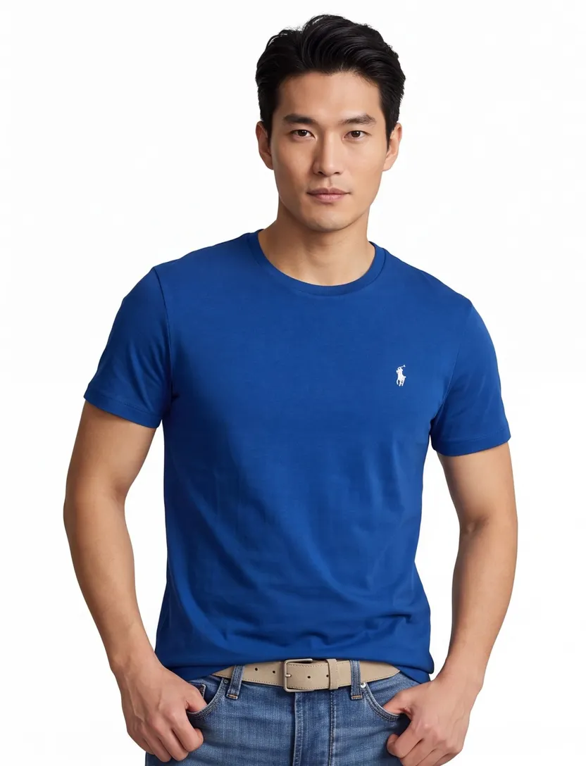 T-shirt Polo Ralph Lauren kobaltblauw