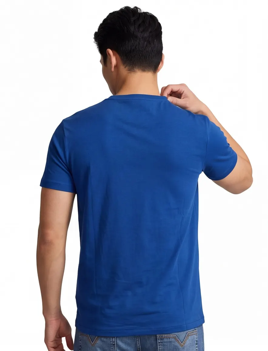 Polo Ralph Lauren T-shirt ronde hals kobaltblauw