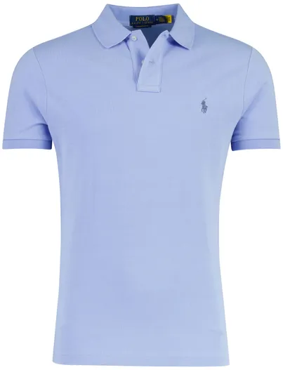 Polo Ralph Lauren Polo Ralph Lauren poloshirt blauw 2 knoops