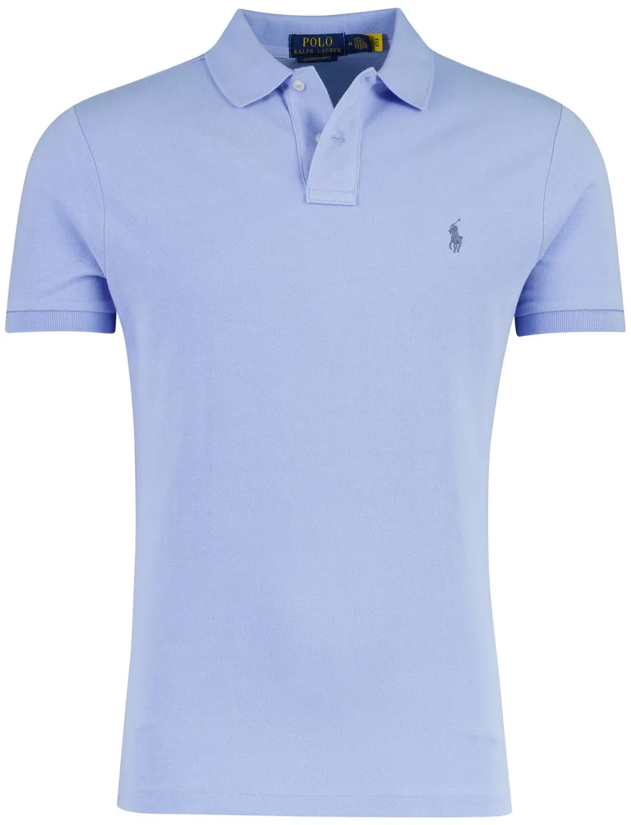 Polo Ralph Lauren poloshirt lichtblauw 2 knopen