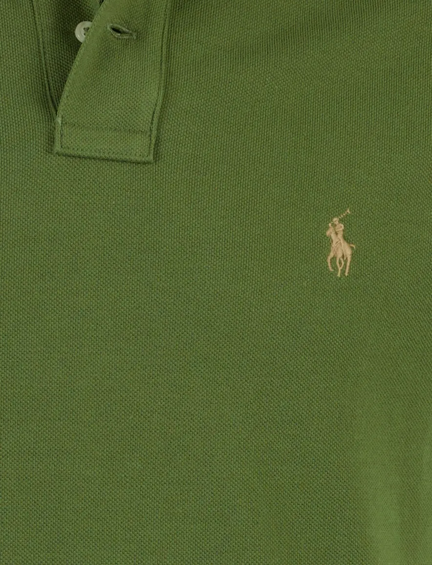 Polo Ralph Lauren poloshirt groen Custom Slim Fit