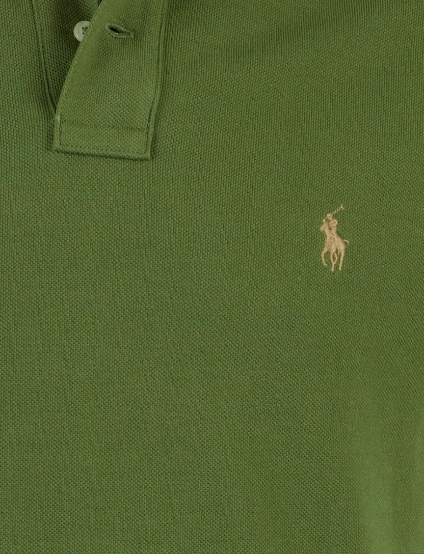 Poloshirt korte mouw Ralph Lauren groen normale fit