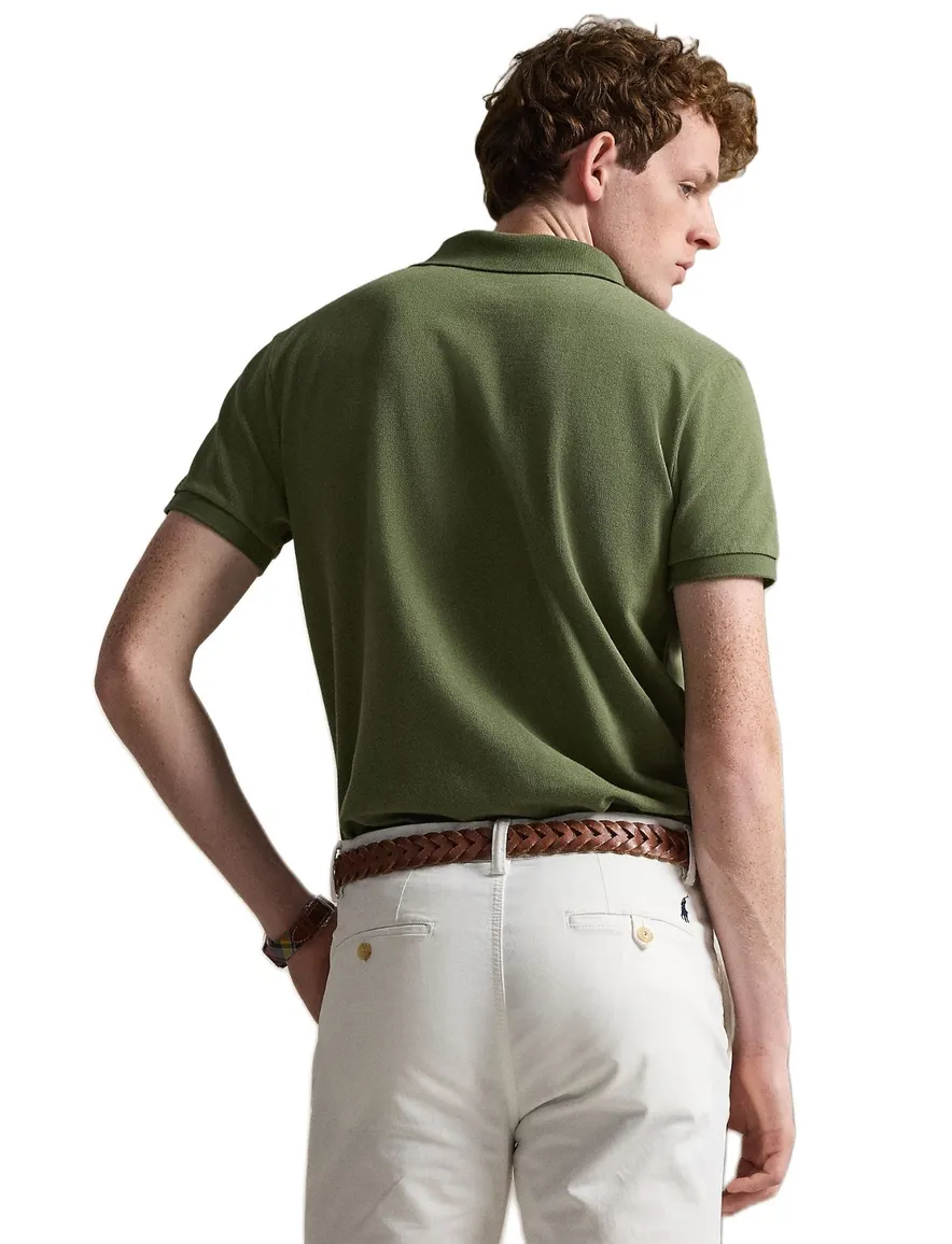 Polo Ralph Lauren poloshirt groen Custom Slim Fit