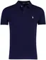 poloshirt korte mouw Ralph Lauren navy normale fit 2 knopen