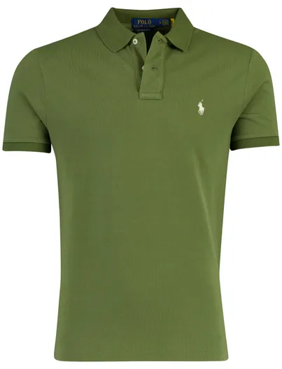 Polo Ralph Lauren Polo Ralph Lauren poloshirt groen Custom Slim Fit