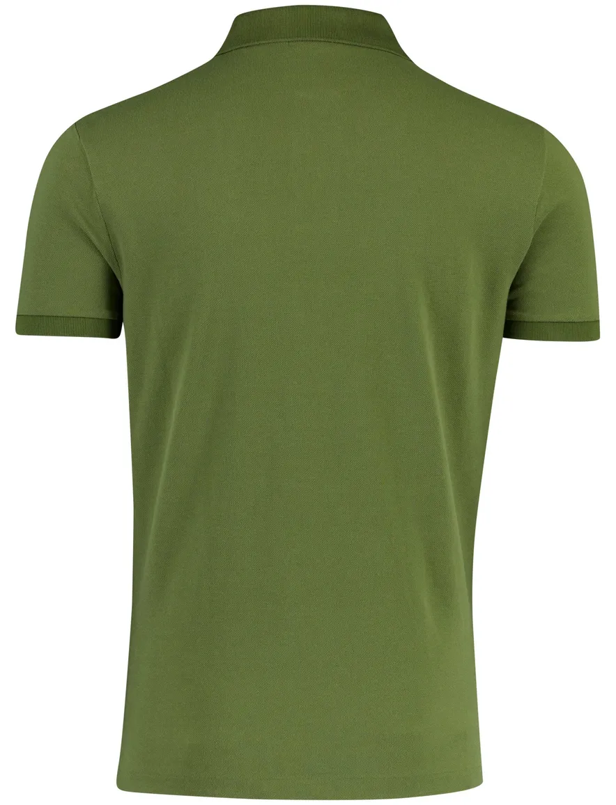 Groene polo Ralph Lauren 100% katoen korte mouw