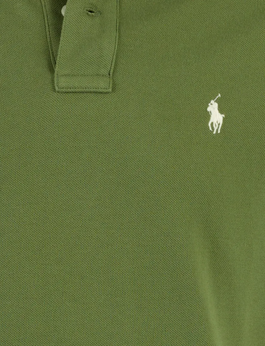 Polo Ralph Lauren poloshirt groen Custom Slim Fit