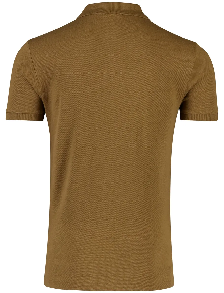 Polo ralph lauren polo bruin custom slim fit