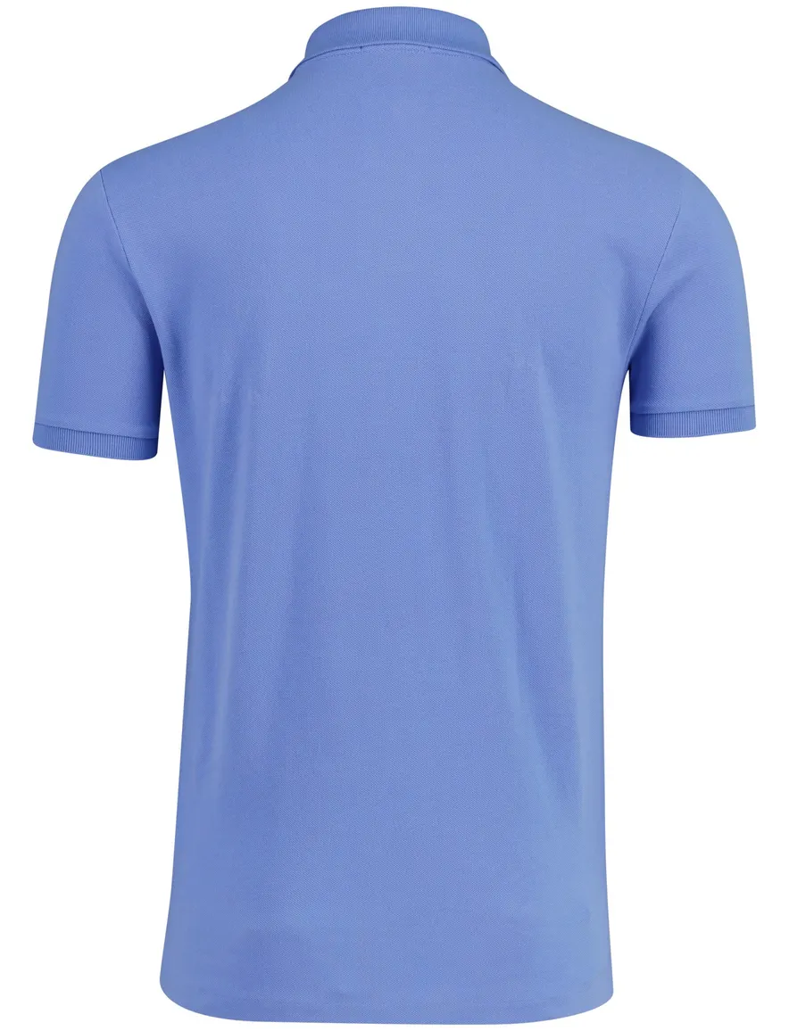 Polo Ralph Lauren poloshirt blauw slim fit effen