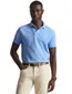 Polo Ralph Lauren poloshirt blauw slim fit 2 knoops