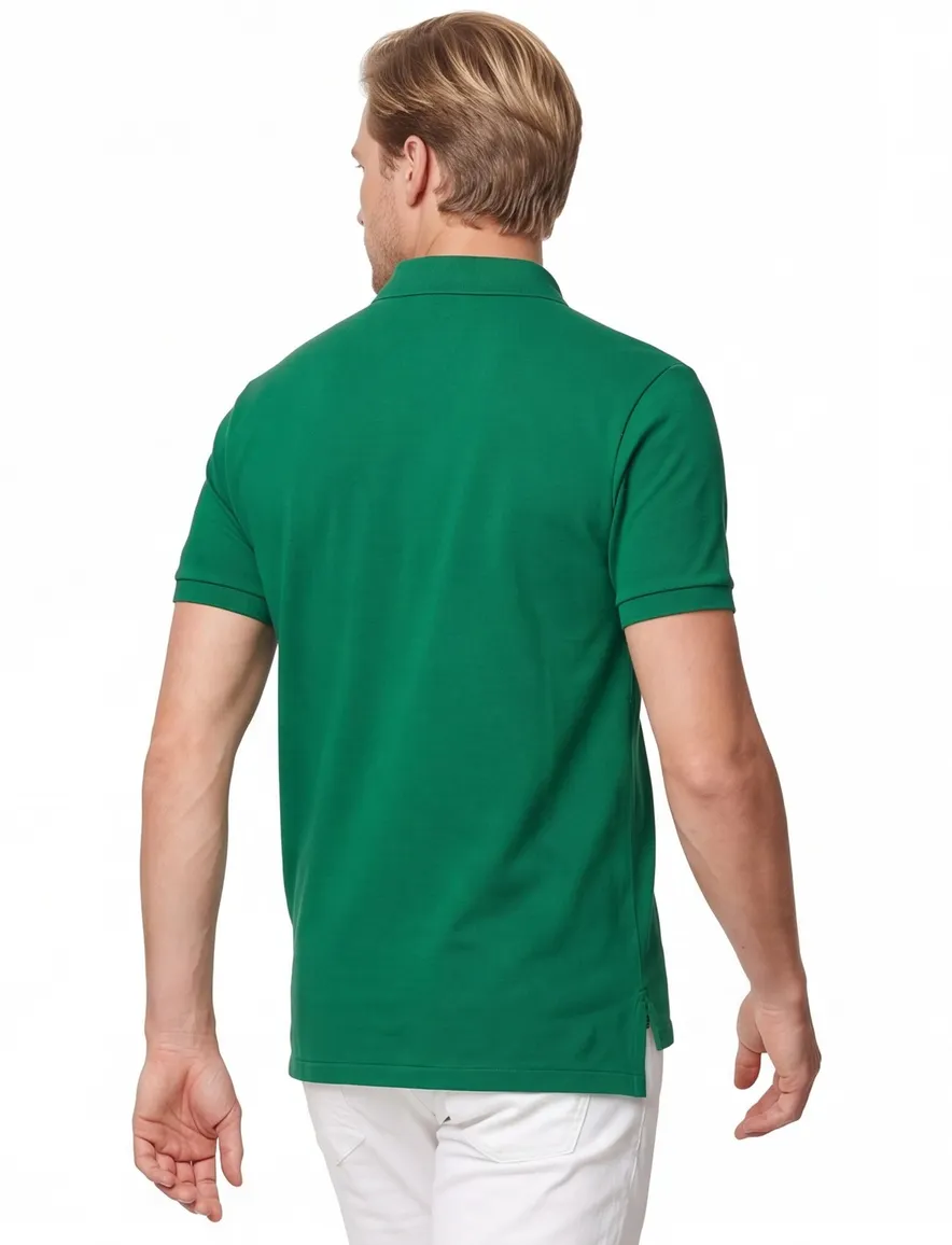 Polo Ralph Lauren groen poloshirt met rood paardje
