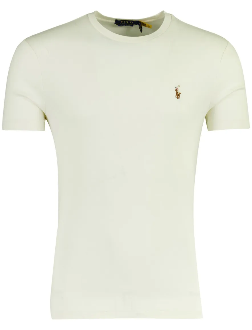 Polo Ralph Lauren Custom Slim Fit beige t-shirt