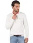 Kabeltrui wit Polo Ralph Lauren normale fit
