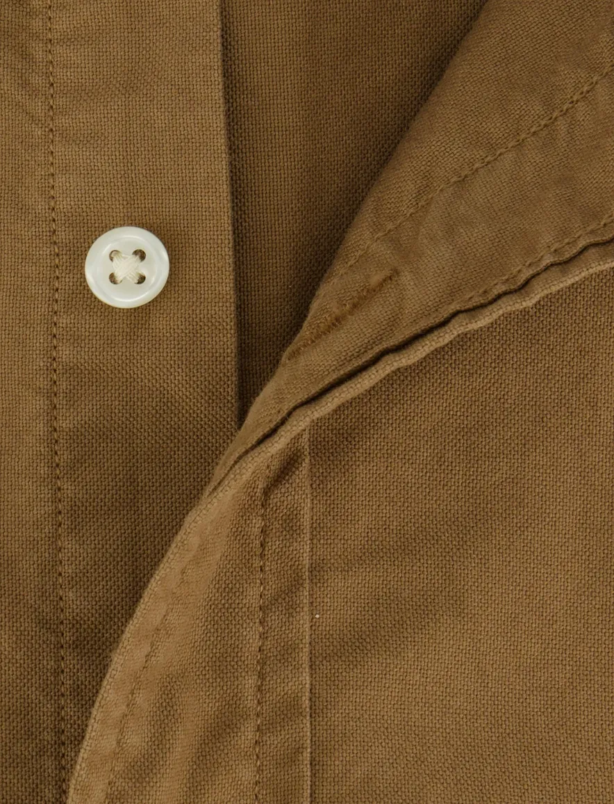 bruin overhemd Ralph Lauren custom fit
