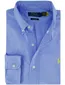 Blauw overhemd Polo Ralph Lauren button down boord