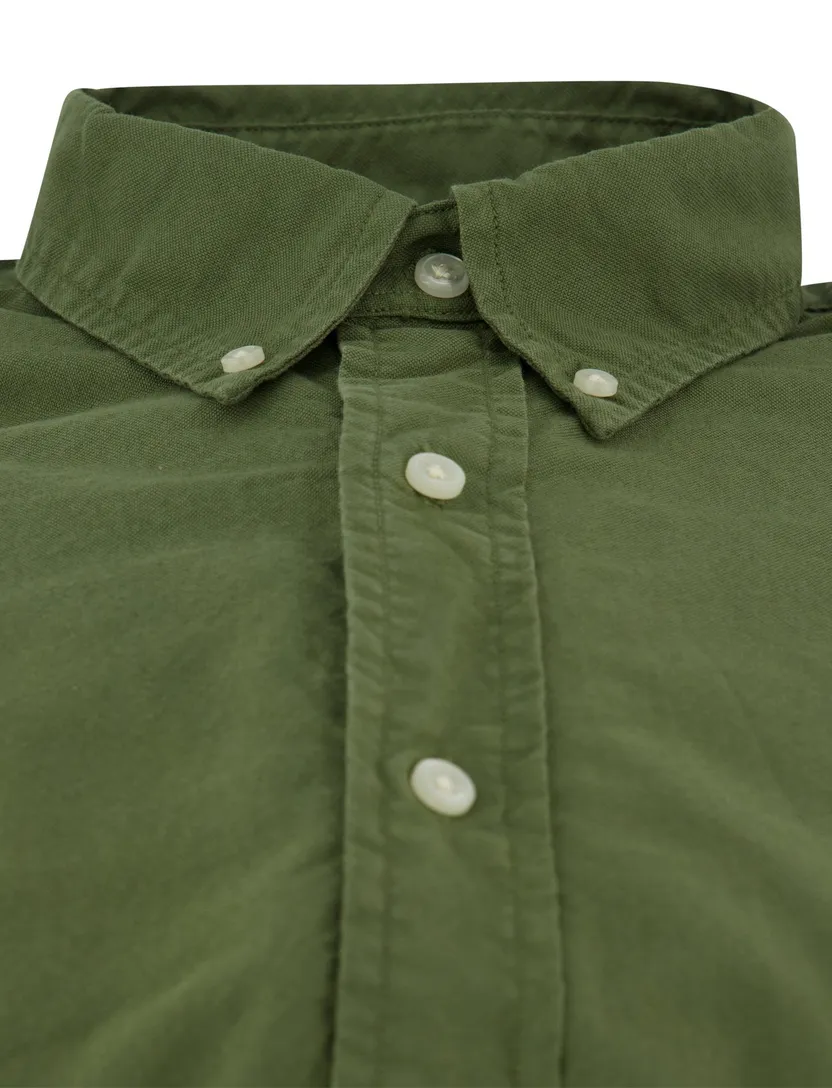 overhemd legergroen Polo Ralph Lauren custom fit button down