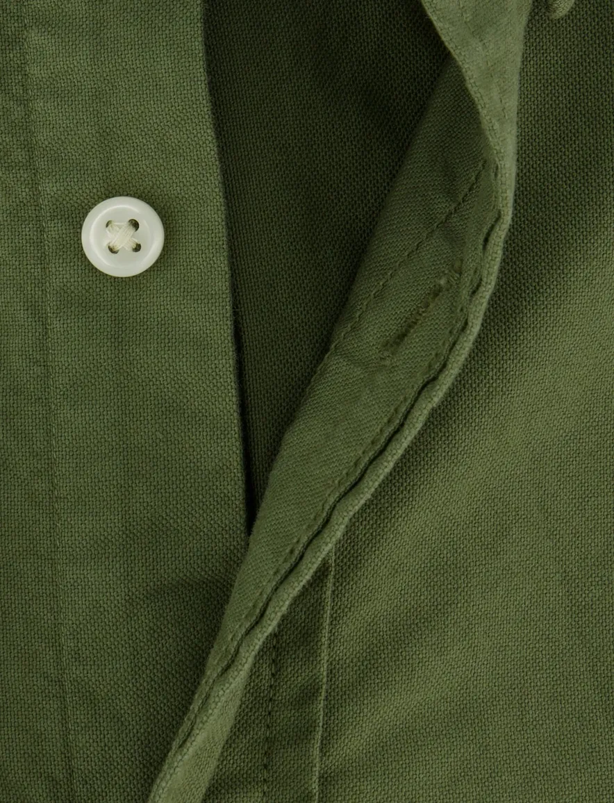 donkergroen overhemd Polo Ralph Lauren custom fit