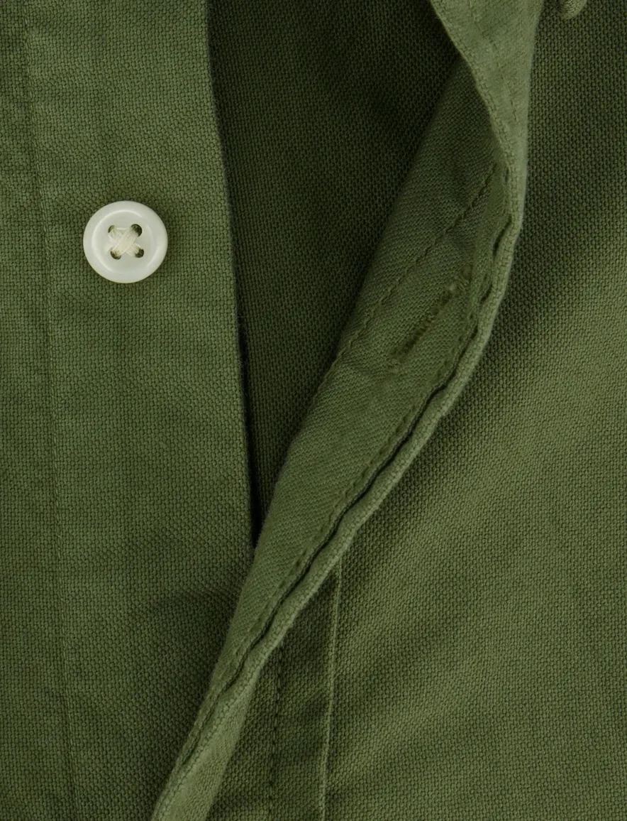 donkergroen overhemd Polo Ralph Lauren custom fit