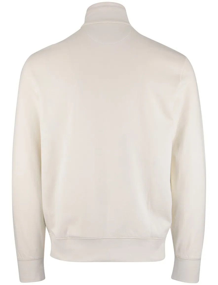 Polo Ralph Lauren Half Zip trui creme effen