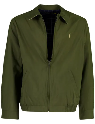 Polo Ralph Lauren Groene zomerjas Polo Ralph Lauren kort met rits