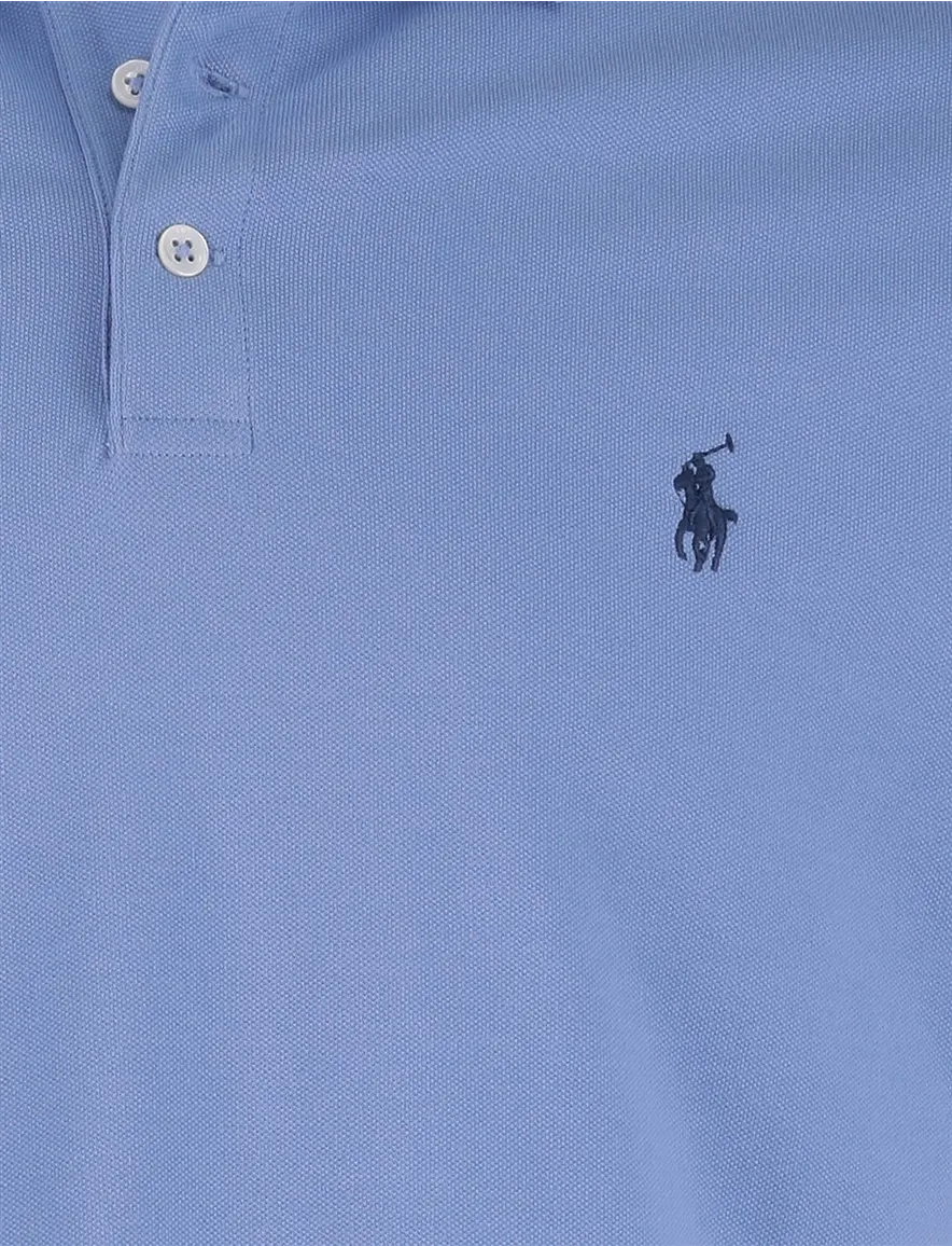 Polo Ralph Lauren polo lichtblauw custom slim fit