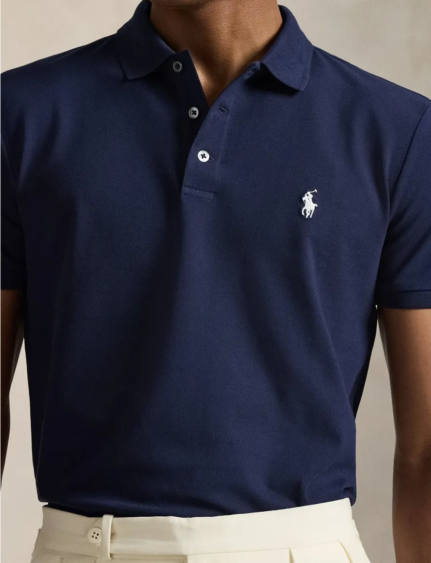 Donkerblauwe polo normale fit Polo ralph lauren