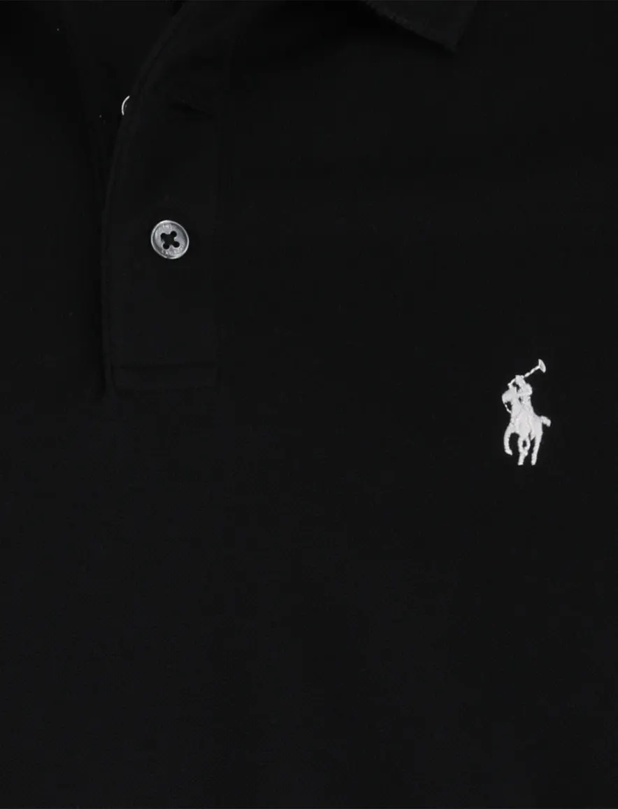 Polo Ralph Lauren polo zwart custom slim fit