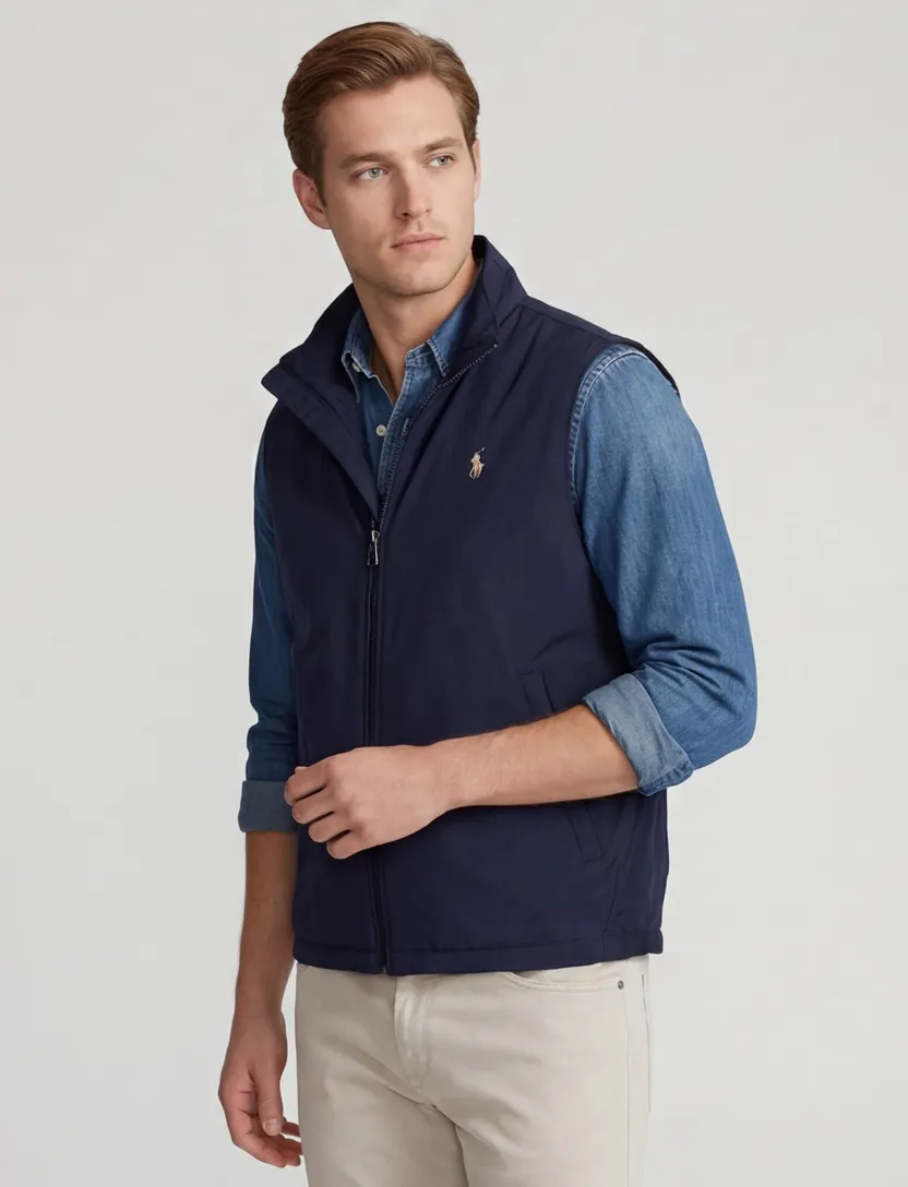 Navy bodywarmer Ralph Lauren