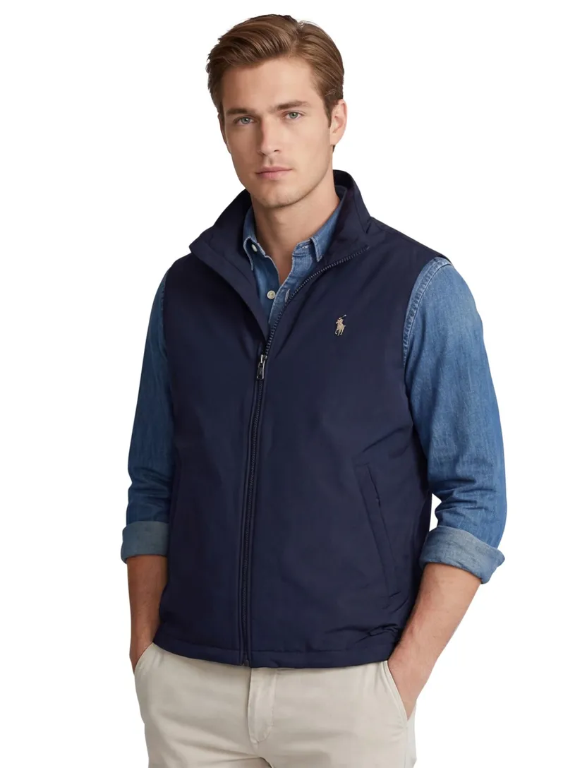 Navy bodywarmer Ralph Lauren